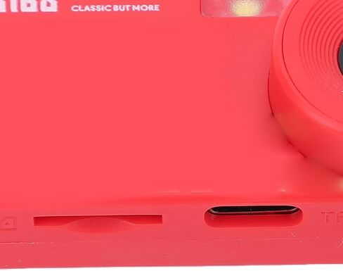 Dpofirs Keychain Digital Camera, Mini Portable Camera, 2K Video Recording, for Beginners Teens and Adults, 1.47inch Screen, 128G Expandable (Red) in Kuwait
