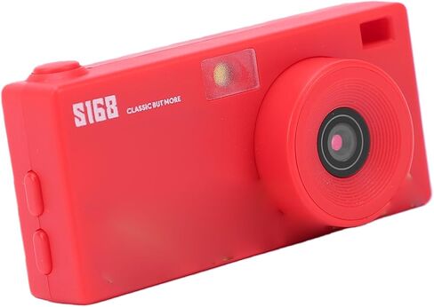 Dpofirs Keychain Digital Camera, Mini Portable Camera, 2K Video Recording, for Beginners Teens and Adults, 1.47inch Screen, 128G Expandable (Red) in Kuwait