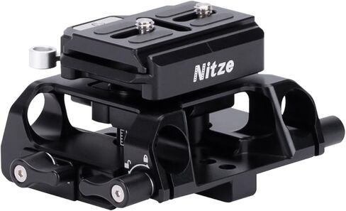 Nitze لوحة أساسية قابلة للرفع مقاس 15 مم لـ Arca Swiss، لوحة أساسية عالمية سريعة الإصدار للكاميرا مع مشبك ARRI Dovetail - PB20A in Kuwait