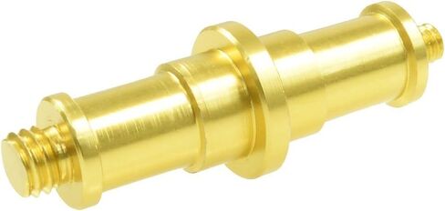 Foto&Tech 2 Pieces 1/4" Male to 3/8" Male Threaded Screw Adapter Spigot Stud Flash Light Stand Connector for Camera Flash Holder/Studio Light Stand/Ball Head/Wireless Flash Receiver/Trigger in Kuwait