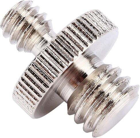1/4 to 3/8 Thread Adapter, Metal Screw Adapter for Camera Tripod Stand, with Silver Plated Surface, Universal for DSLR SLR Light Stand Photography Umbrella Holder in Kuwait