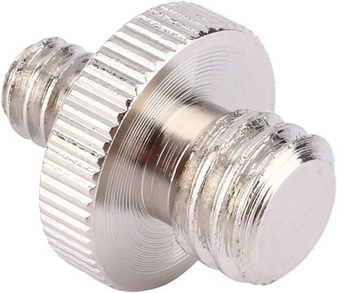 1/4 to 3/8 Thread Adapter, Metal Screw Adapter for Camera Tripod Stand, with Silver Plated Surface, Universal for DSLR SLR Light Stand Photography Umbrella Holder in Kuwait