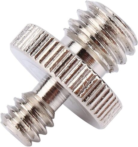 1/4 to 3/8 Thread Adapter, Metal Screw Adapter for Camera Tripod Stand, with Silver Plated Surface, Universal for DSLR SLR Light Stand Photography Umbrella Holder in Kuwait