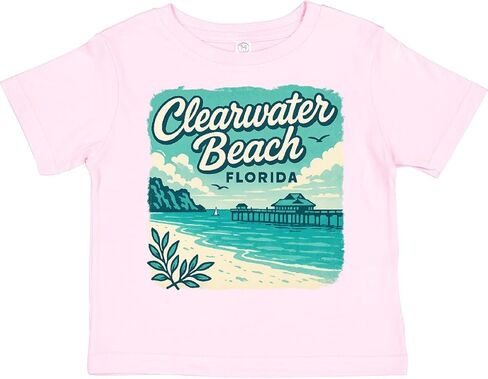 inktastic Clearwater Beach Florida Toddler T-Shirt in Kuwait