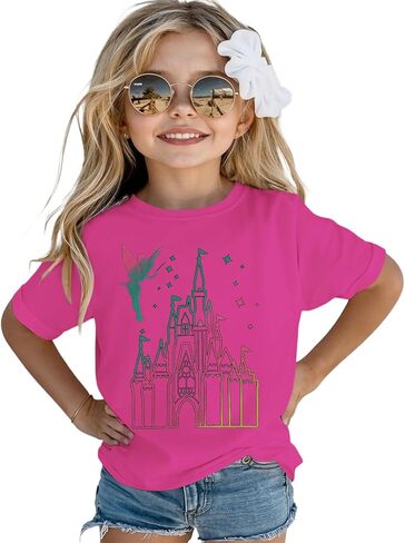 Magic Shirts for Toddler Girls Magical Kingdom Castle T-Shirt Kids Cute Magic Outfit Family Vacation Trip Tee Tops in Kuwait