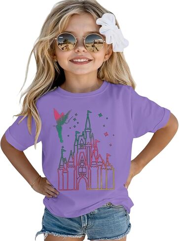 Magic Shirts for Toddler Girls Magical Kingdom Castle T-Shirt Kids Cute Magic Outfit Family Vacation Trip Tee Tops in Saudi Arabia