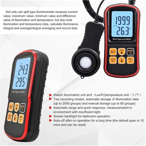 GM1030 Split Type Illuminometer Light Brightness Detection Environmental Brightness Test in Kuwait