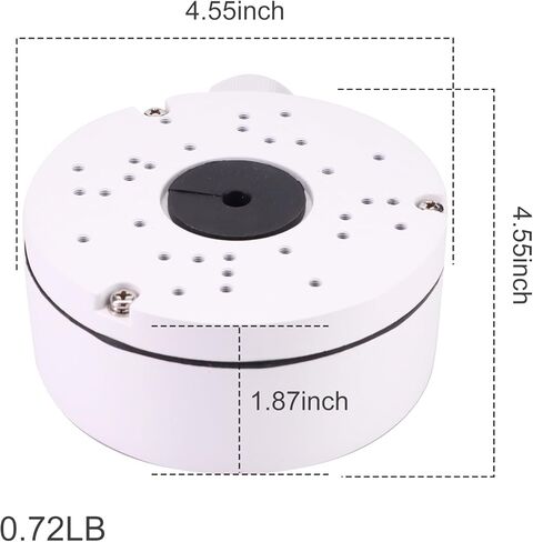 Anpviz حامل تثبيت على الحائط JB-B1278W، متوافق مع كاميرات Anpviz IP PoE IPC-D250/240/280W-S، IPC-D3240W-S/IPC-D3243W-S، IPC-D3A83W-S، IPC-B8740W-S/IPC-B8743W-S in Kuwait