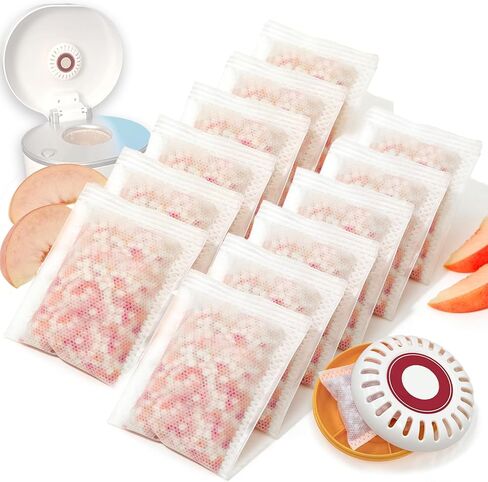 PurifyLogix 12 PCS Baking Soda Deodorizer Packs for Arm & Hammer Puck Baking Soda Cartridge, Odor Absorber Refills Compatible with Munchkin Step and Pail Diaper Pails, (For 3.5" Cartridge) in Kuwait