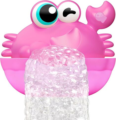 Bath Toys for Kids Ages 1-3,Light Up Baby Bath Toys Crab Bubble Maker with Colourful Light Toddler Bathtub Birthday Gifts Easter Stocking Stuffers for Boys Girls Aged 1-3 2-4 3-5 in Saudi Arabia