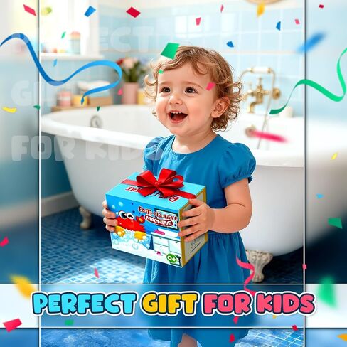 Bath Toys for Kids Ages 1-3,Light Up Baby Bath Toys Crab Bubble Maker with Colourful Light Toddler Bathtub Birthday Gifts Easter Stocking Stuffers for Boys Girls Aged 1-3 2-4 3-5 in Saudi Arabia
