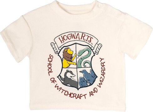 Harry Potter Baby Loop Terry T-Shirt, Shorts and Bucket Sun Hat 3 Piece Outfit Set Newborn to Infant Sizes (0-24 Months) in Saudi Arabia