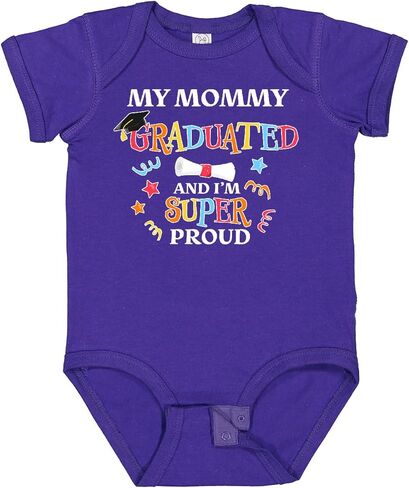 inktastic My Mommy Graduated and I'm Super Proud Baby Bodysuit in Saudi Arabia
