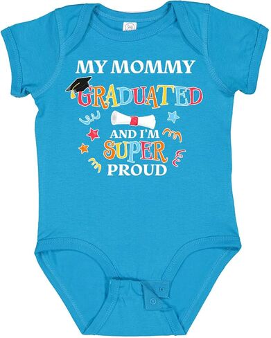 inktastic My Mommy Graduated and I'm Super Proud Baby Bodysuit in Saudi Arabia