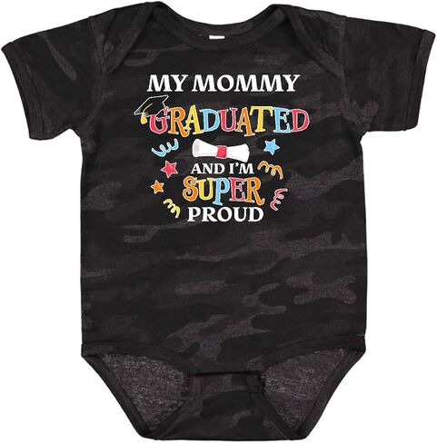 inktastic My Mommy Graduated and I'm Super Proud Baby Bodysuit in Saudi Arabia