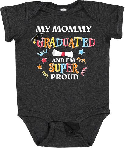 inktastic My Mommy Graduated and I'm Super Proud Baby Bodysuit in Saudi Arabia