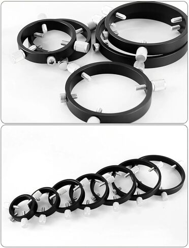 Quick Install Guiding Rings for Astrophotography 3 Point Precisions Design Metal Construction Multiple Models Astrophotography Guide Rings in Saudi Arabia