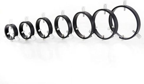 Quick Install Guiding Rings for Astrophotography 3 Point Precisions Design Metal Construction Multiple Models Astrophotography Guide Rings in Saudi Arabia