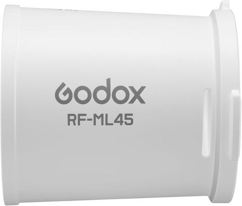 Godox 45° Lens Reflector for ML100Bi ML100R LED Lights, Bayonet Mount Modifier, Silver Interior for Focused Bright Output, Portrait & Product Photography (RFML45) in Kuwait