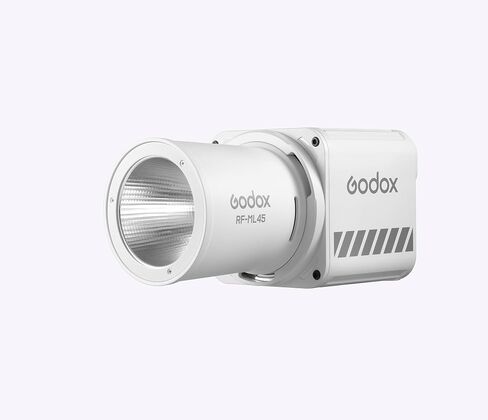 Godox 45° Lens Reflector for ML100Bi ML100R LED Lights, Bayonet Mount Modifier, Silver Interior for Focused Bright Output, Portrait & Product Photography (RFML45) in Kuwait