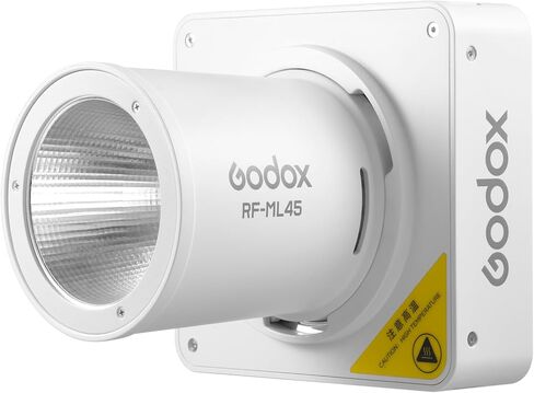 Godox 45° Lens Reflector for ML100Bi ML100R LED Lights, Bayonet Mount Modifier, Silver Interior for Focused Bright Output, Portrait & Product Photography (RFML45) in Kuwait