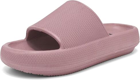 Haifago Cloud Slide Sandals for Women Comfort Recovery Pillow Sandal, Lightweight House Bathroom Shower Slippers Adjustable Double Buckle Platform Slide in Saudi Arabia