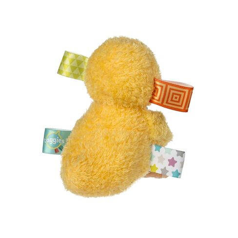 Taggies Soft Baby Rattle with Soothing Teether Ring and Sensory Tags, 6-Inches, Yellow Dunkin Duck in Kuwait