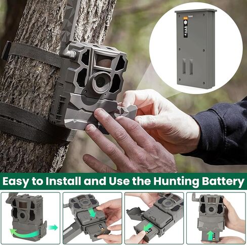 2 Pack 7000mAh Reveal Battery Pack Reveal Hunting Camera Lipo Lithium Solar Charge Battery, for Reveal Cellular Trail Camera Pro 3.0, X Pro, X Gen 3.0, X Ultra 3.0, X Gen 2.0, X, Pro 3.0, XB, SK in Kuwait