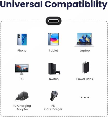 Adapter Micro USB Male to USB-C Female 2 Pack，Electronic Adapter for OTG、Charging and Data Transfer，Compatible with Phones,Computers,Tablet,etc. in Saudi Arabia