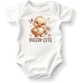 So Duckin Cute Baby Bodysuit Cute Duck Shirt Kids Toddler Tee Baby Duck Outfit Birthday Gift Girl Shirt in Kuwait