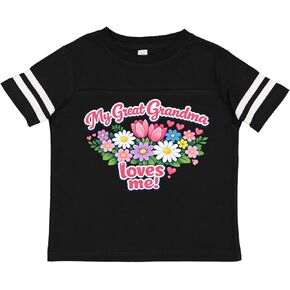 inktastic Great Grandma Loves Me Toddler T-Shirt in Kuwait