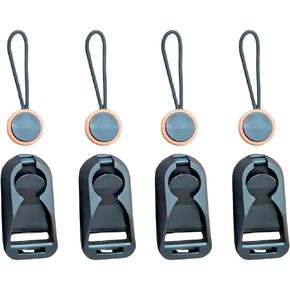 Aiivioll 4 Pcs Camera Strap Combo - Shoulder/Neck/Wrist Strap Quick Release, Strap Buckle for Mirrorless/Action Camera/Light DSLRs, Black & Orange in Saudi Arabia