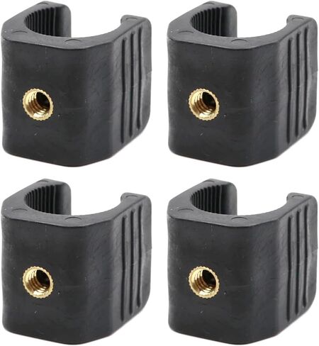 4pcs U Shaped Mount Bracket Flashlight Mounting Clamps Light Lamp Clip with 1 / 4in Thread for Fishing Travel Multifunctional Flashlight Holder in Kuwait