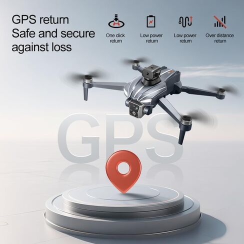 طائرات بدون طيار K18 GPS مع كاميرا للبالغين 4K، طائرة بدون طيار RC مع شاشة HD 4.5 بوصة على وحدة التحكم، وقت طيران 60 دقيقة، نقل طويل المدى، تجنب العوائق، اتبعني، إرجاع تلقائي، محرك بدون فرش، أقل من 249 جرام، طائرة كوادكوبتر خفيفة الوزن وقابلة للطي للمبتدئ in Kuwait