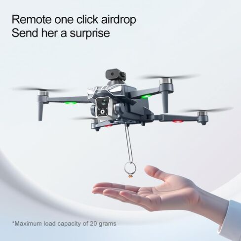 طائرات بدون طيار K18 GPS مع كاميرا للبالغين 4K، طائرة بدون طيار RC مع شاشة HD 4.5 بوصة على وحدة التحكم، وقت طيران 60 دقيقة، نقل طويل المدى، تجنب العوائق، اتبعني، إرجاع تلقائي، محرك بدون فرش، أقل من 249 جرام، طائرة كوادكوبتر خفيفة الوزن وقابلة للطي للمبتدئ in Kuwait