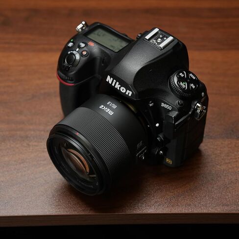 عدسة Meike 85 مم F1.8 SE Mark II STM AF ذات إطار كامل بتركيز تلقائي متوسط ​​المقربة عالية الدقة 8K متوافقة مع كاميرات Nikon F Mount D850 D750 D610 D780 D3500 D5500 D5600 D5300 D7200 إلخ. in Kuwait