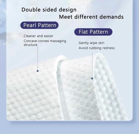 Disposable Face Towels, 80 Count, Biodegradable Dry Wipes for Sensitive Skin, Makeup Removal, Baby Care, Ultra Soft & Thick, 7.8"x7.8" in Kuwait
