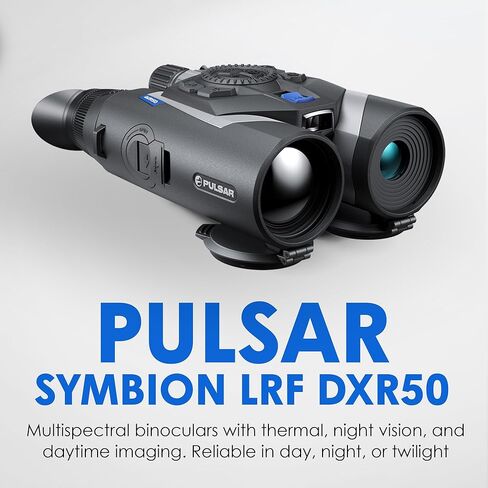 منظار بولسار سيمبيون DXR50 LRF للرؤية الليلية الحرارية والرقمية مع جهاز تحديد المدى بالليزر، مستشعر 640x480 12 ميكرومتر، تكبير 4-32x، مناظير طويلة المدى in Kuwait
