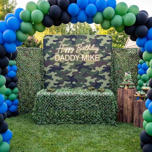 Tanlade 14 Pcs Kids Binoculars and Camo Netting Set Camouflage with Camouflage Backdrop Tablecloth Jungle Safari Binoculars Outdoor for Boys Girls Explorers Hunting Party Favors in Kuwait