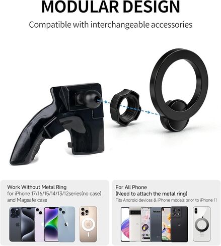 Car Phone Holder for 2017-2020 Nissan Armada 2014-2019 Infiniti QX80 Accessories, 360° Rotation Phone Mount Compatible with MagSafe, Cell Phone Holder Does Not Affect Air Vent in Saudi Arabia