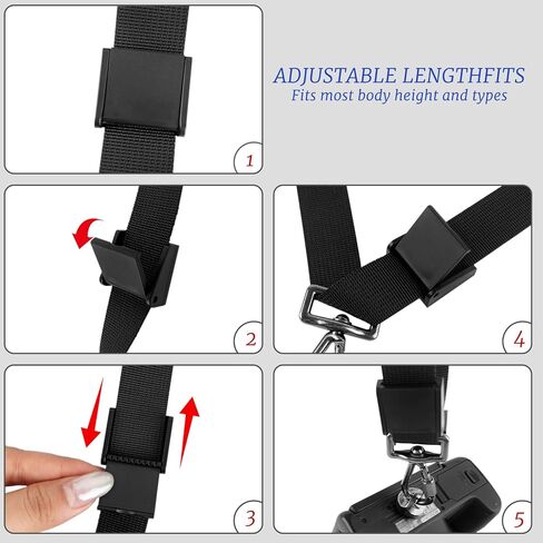 ZUFECY Quick-Draw Camera Sling Strap, Padded Shoulder Strap for Cameras with Quick Release, Secure & Adjustable Crossbody Strap for Travel, Sports and Photography in Kuwait