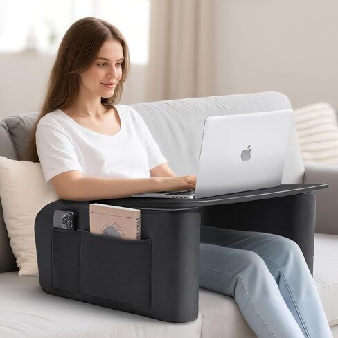 Lap Desk for Adults with Arm Rests,Ergonomic Laptop Pillow Stand for Bed,Couch,Floor,Large Table for Long Hours Work,Eating,Gaming,Reading and Writing,Lap Laptop Desk for College Dorm Room in Saudi Arabia