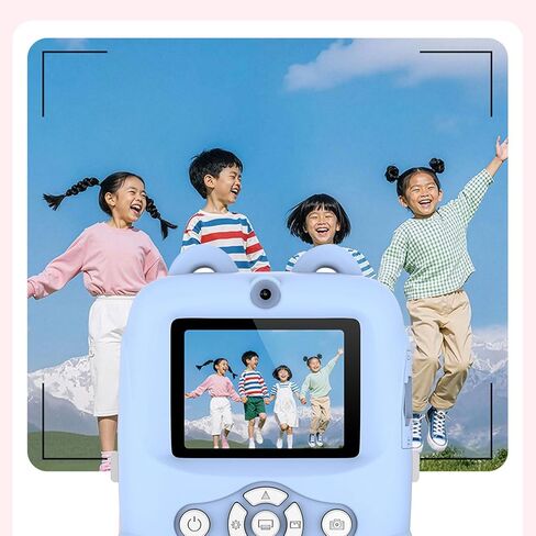 Dpofirs Kids Camera Instant Print, 48MP 1080P Kids Instant Cameras that Print Photos, Digital Camera with 1080P Videos, Mp3 (Blue) in Kuwait