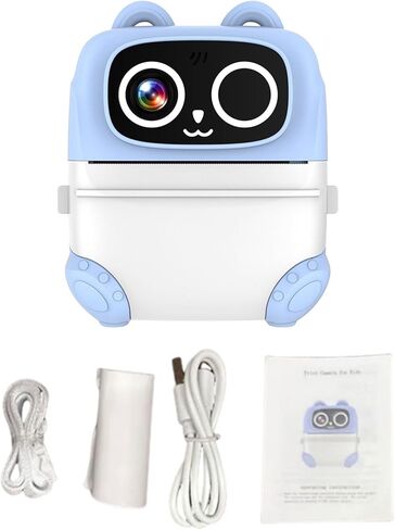 Dpofirs Kids Camera Instant Print, 48MP 1080P Kids Instant Cameras that Print Photos, Digital Camera with 1080P Videos, Mp3 (Blue) in Kuwait