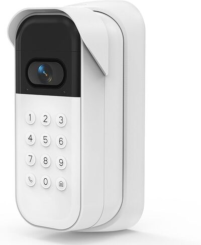 Weatherproof Swivel Mount for myQ Smart Garage Video Keypad, Left/Right Adjustable Angle Mounting Bracket for myQ Easy to Install (Video Keypad is NOT Included) (White) in Saudi Arabia