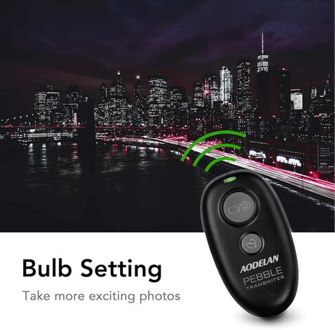 Camera Wireless Shutter Release, Remote Control Trigger Compatible with Nikon Df, Z7, Z7 II, Z6, Z9, D750, D850, D5600, Coolpix P1000, P950; Replaces Nikon MC-DC2, MC-30, MC-36A in Kuwait