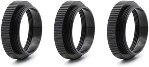 JOEBO مجموعة المجهر 2 قطعة C-Mount 5mm تمديد أنبوب محول C-CS جبل محول حلقة فاصل لعدسة CCTV، C-CS جبل محول محولات عدسة المجهر in Kuwait