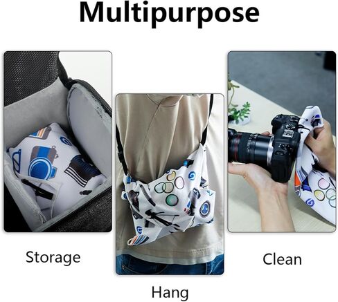FOSA Camera wrap, Protective Wrap, Magic Self Adhesive Cloth, Self Adhesive Water proof Protective for Electronics, for Camera Lens Makeup Cosmetic Travel (37 * 37cm) in Saudi Arabia