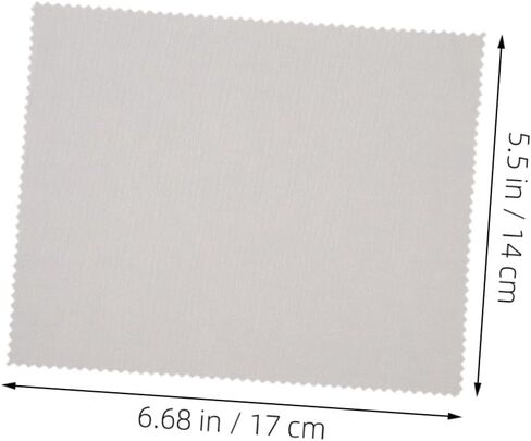 HOMSFOU 100pcs Gray Microfiber Cleaning Cloths for Camera Lens and Phone Screen, Reusable Washable 14x17cm Lens Cleaning Cloths for Glasses, Tablets, and LCD Screens in Kuwait
