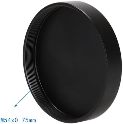 أغطية غبار عدسة التلسكوب، M54x0.75 غطاء عدسة داخلي ملولب من سبائك الألومنيوم، ملحقات التلسكوب الفلكي غطاء غبار in Kuwait